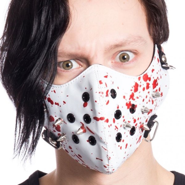 画像1: SPIKE MASK / WHITE / BLOOD【Vixxsin】 (1)