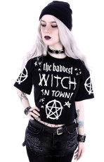 画像1: THE BADDEST WITCH IN TOWN / クロップトップス【Restyle】 (1)