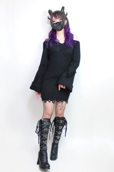 画像1: Nix Knit Sweater【KILL STAR】 (1)