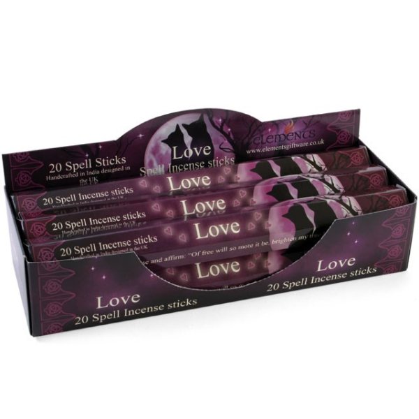 画像1: LOVE SPELL INCENSE STICKS / スティック / お香【GOTHIC HOMEWARE】 (1)