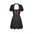 画像3: Gothic doll lace red in black dress / ワンピース【DARK IN LOVE】 (3)