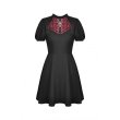 画像2: Gothic doll lace red in black dress / ワンピース【DARK IN LOVE】 (2)