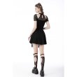 画像7: Black / Punk rock double buckle pleated skirt / スカート【DARK IN LOVE】 (7)