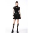 画像5: Black / Punk rock double buckle pleated skirt / スカート【DARK IN LOVE】 (5)