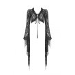 画像2: Gothic witch bell sleeves lace cape / ケープ【DARK IN LOVE】 (2)