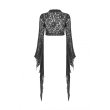 画像3: Gothic witch bell sleeves lace cape / ケープ【DARK IN LOVE】 (3)