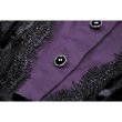 画像10: Witch college purple shirt collar velvet dress / ワンピース【DARK IN LOVE】 (10)