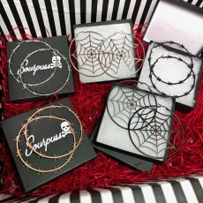 画像7: SPIDERWEB HOOP EARRINGS / SILVER / ピアス【SOURPUSS】 (7)