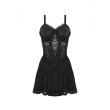 画像3: Punk spider mesh sexy see-though strap dress / ワンピース【DARK IN LOVE】 (3)