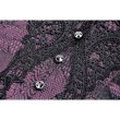 画像10: Gothic purple luxe court sexy hollow corset / コルセット【DARK IN LOVE】 (10)