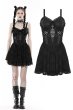 画像1: Punk spider mesh sexy see-though strap dress / ワンピース【DARK IN LOVE】 (1)