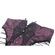 画像9: Gothic purple luxe court sexy hollow corset / コルセット【DARK IN LOVE】 (9)