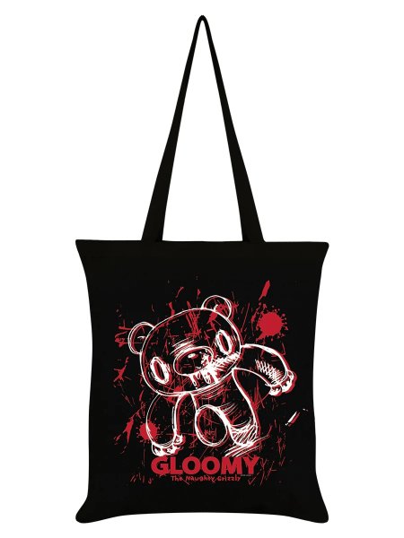 画像1: Gloomy Bear Spatter Sketch Tote Bag / エコバッグ【GRINDSTORE】 (1)