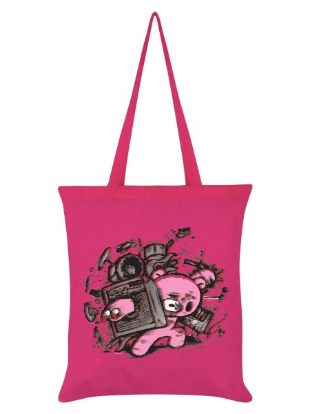 画像1: Gloomy Bear Amplified Tote Bag / Pink / エコバッグ【GRINDSTORE】 (1)