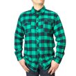 画像3: 【Mens】Franken Monster Green Flannel / シャツ【KREEPSVILLE 666】 (3)