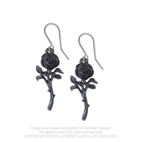 画像1: THE ROMANCE OF THE BLACK ROSE / ピアス【Alchemy Gothic】 (1)