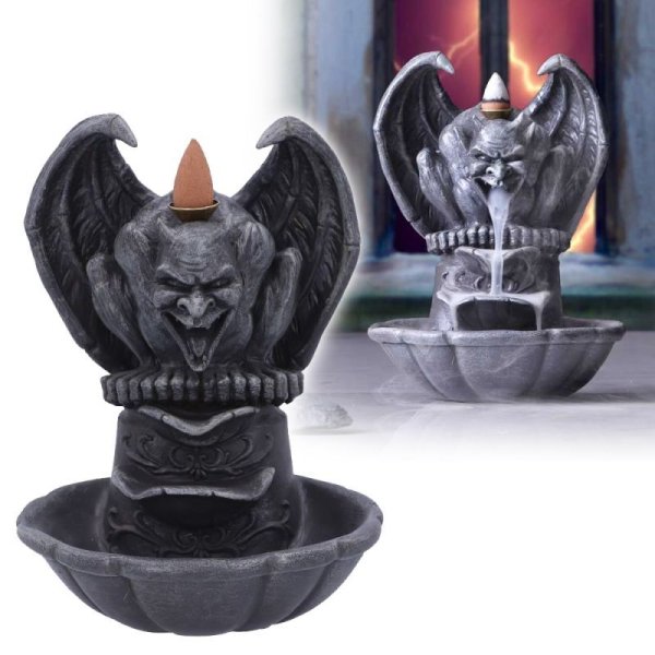 画像1: 🔥SALE🔥Grotesque Smoke Backflow Incense Burner 17.8cm / お香立て【NEMESIS NOW】 (1)