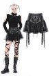 画像1: Punk rebel PU mesh mini skirt / スカート【DARK IN LOVE】 (1)