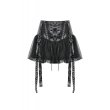 画像2: Punk rebel PU mesh mini skirt / スカート【DARK IN LOVE】 (2)