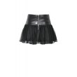 画像3: Punk rebel PU mesh mini skirt / スカート【DARK IN LOVE】 (3)