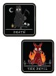 画像2: Spooky Cat Tarot 4 Piece Coaster Set / コースター【GRINDSTORE】 (2)