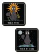 画像3: Spooky Cat Tarot 4 Piece Coaster Set / コースター【GRINDSTORE】 (3)