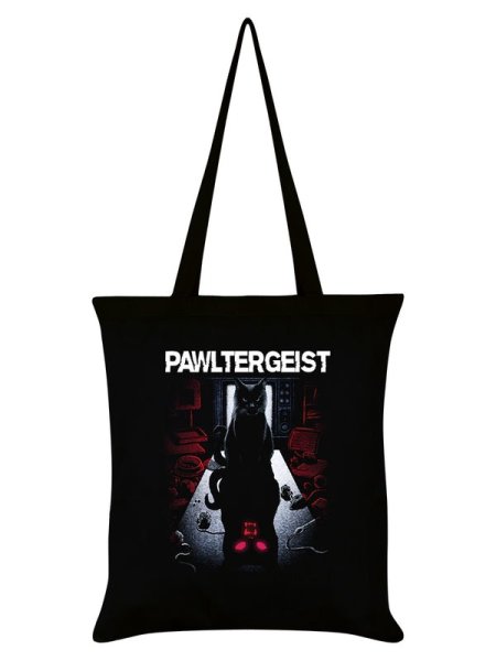 画像1: Pawltergeist Black Tote Bag / エコバッグ【GRINDSTORE】 (1)