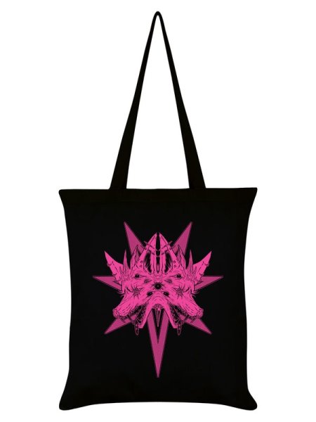 画像1: Gorehound Black Tote Bag / Pinku Kult  / エコバッグ【GRINDSTORE】 (1)