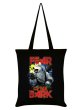 画像1: Fear of the Bark Black Tote Bag / エコバッグ【GRINDSTORE】 (1)