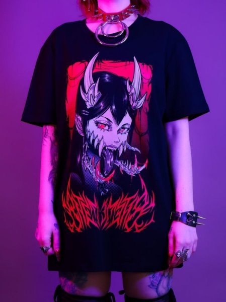 画像1: Bite / Pinku Kult  / Tシャツ【GRINDSTORE】 (1)