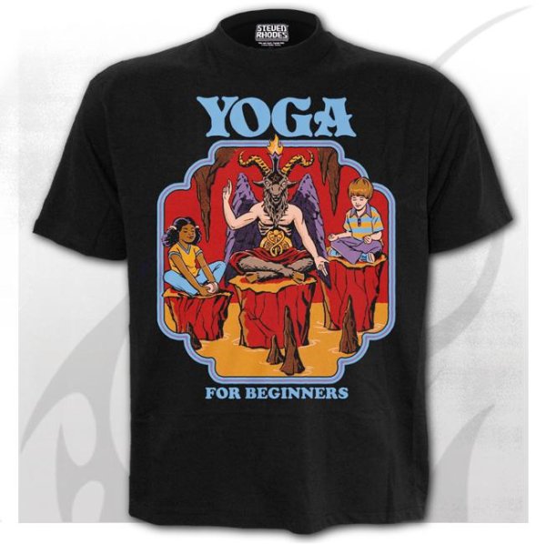 画像1: YOGA FOR BEGINNERS / STEVEN RHODES / Ｔシャツ【SPIRAL DIRECT】 (1)