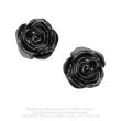 画像1: The Romance of Black Rose Stud /ピアス【Alchemy Gothic】 (1)