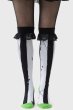 画像2: Distressed Stripe Knee High Socks / ニーハイソックス【KILL STARxBEETLEJUICE】 (2)