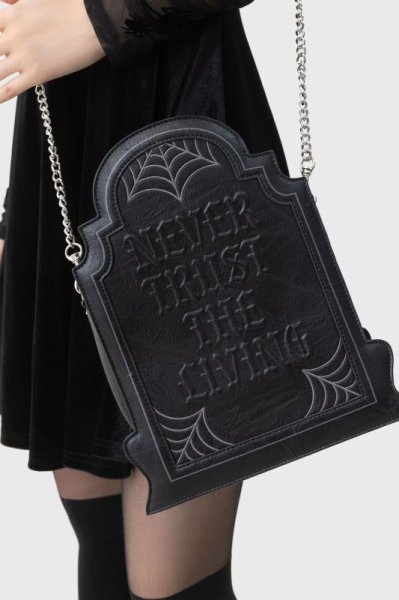 画像1: Here Lies Beetlejuice Handbag / ハンドバッグ【KILL STARxBEETLEJUICE】 (1)