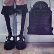 画像8: Distressed Stripe Knee High Socks / ニーハイソックス【KILL STARxBEETLEJUICE】 (8)