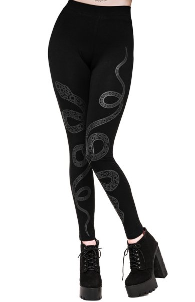 画像1: CATHEDRAL SNAKE LEGGINGS / レギンス【Restyle】 (1)