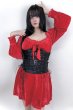 画像3: Dark heavy metal leather underbust corset / ウエストベルト【DARK IN LOVE】 (3)