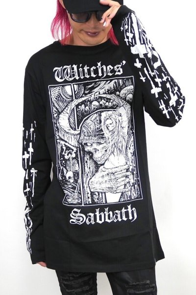 画像1: 【Mens】WITCHES' SABBATH / ロングスリーブ【KILL STAR×GODMACHINE】 (1)