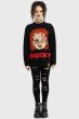 画像2: Chucky Wanna Play Sweater /ニットトップス【KILL STAR×CHUCKY】 (2)