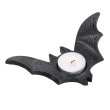 画像1: Bat Tealight Candle Holder / キャンドルホルダー【GOTHIC HOMEWARE】 (1)