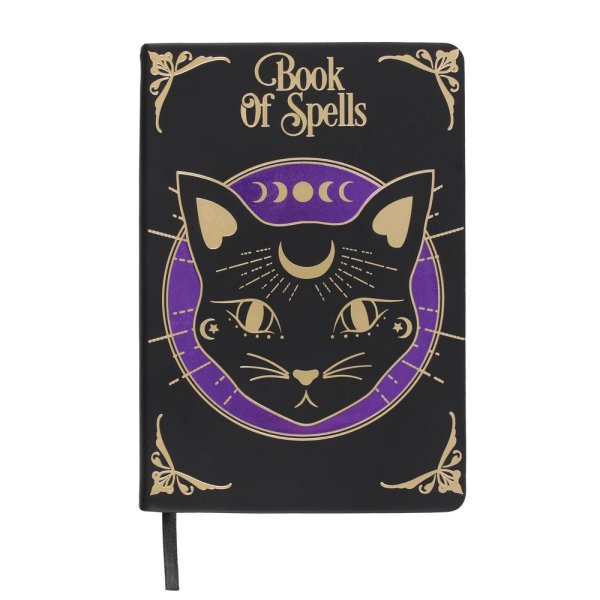 画像1: Mystic Mog Book of Spells / A5 / ノート【GOTHIC HOMEWARE】 (1)