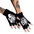 画像2: 🔥SALE🔥Witch Bitch Fingerless Knit Gloves / 手袋【TOO FAST】 (2)