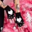 画像1: 🔥SALE🔥Hard Love Fingerless Winter Knit Gloves / 手袋【TOO FAST】 (1)