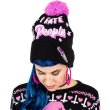 画像1: 🔥SALE🔥I Hate People Pom Pom Knit Beanie / ニットキャップ【TOO FAST】 (1)