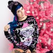 画像9: Kawaii Baphomet Knit Christmas Sweater / ニットトップス【TOO FAST】 (9)