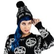 画像2: 🔥SALE🔥Witch Bitch Pom Pom Knit Beanie / ニットキャップ【TOO FAST】 (2)