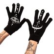 画像2: 🔥SALE🔥Occult Eye and Moon Winter Knit Gloves / 手袋【TOO FAST】 (2)