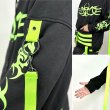 画像4: 【Mens】LUCID HOOD / BLACKxGREEN / パーカー【Heartless】 (4)