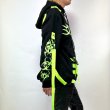 画像2: 【Mens】LUCID HOOD / BLACKxGREEN / パーカー【Heartless】 (2)