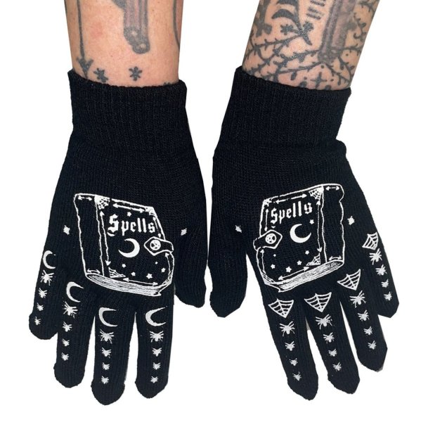 画像1: 🔥SALE🔥Book Of Spells Winter Knit Gloves / 手袋【TOO FAST】 (1)